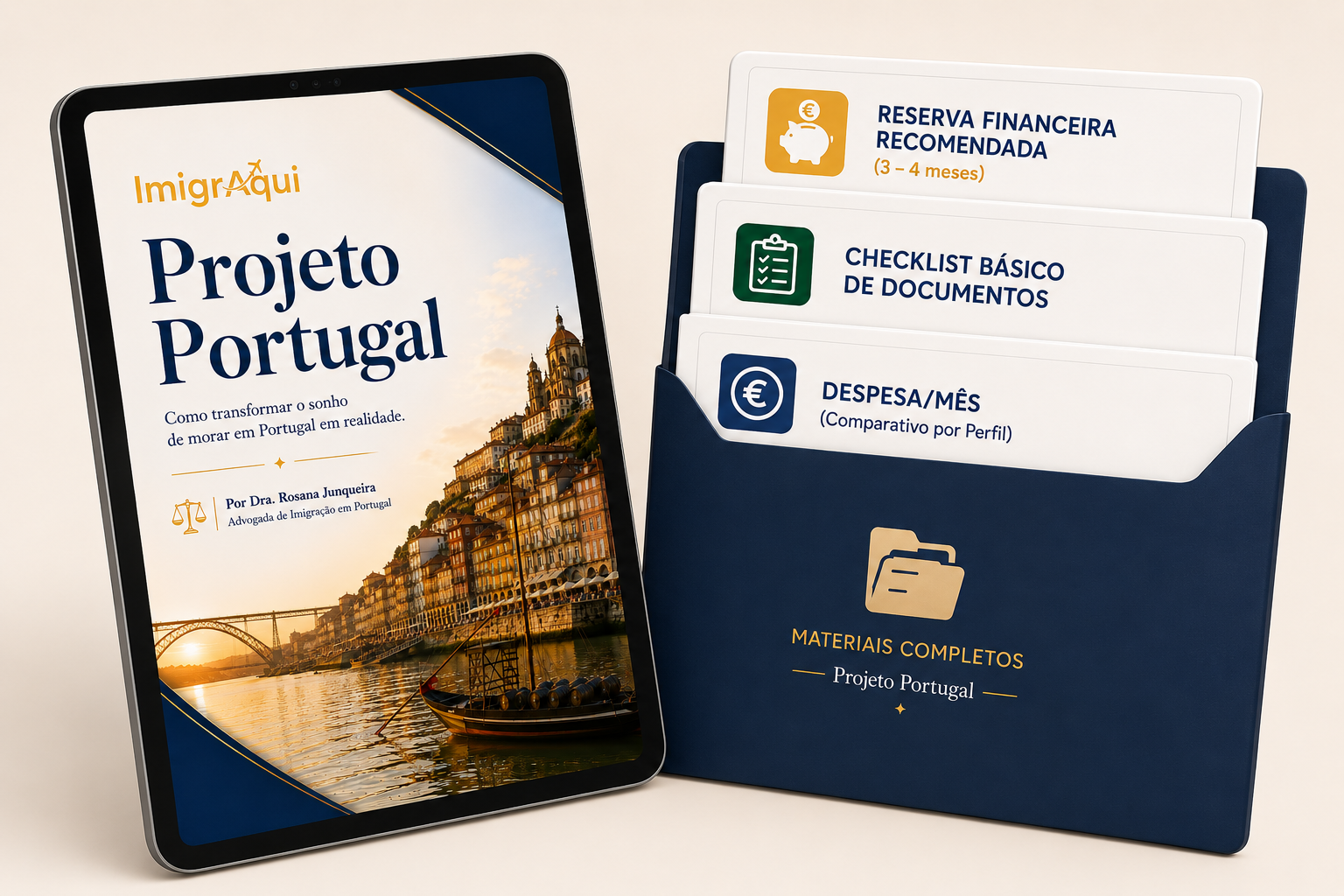 Mockup do eBook Projeto Portugal